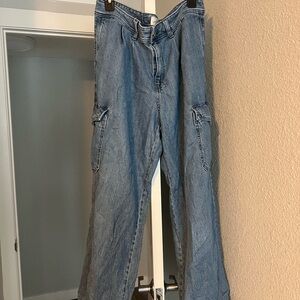 Blue Cargo Jeans